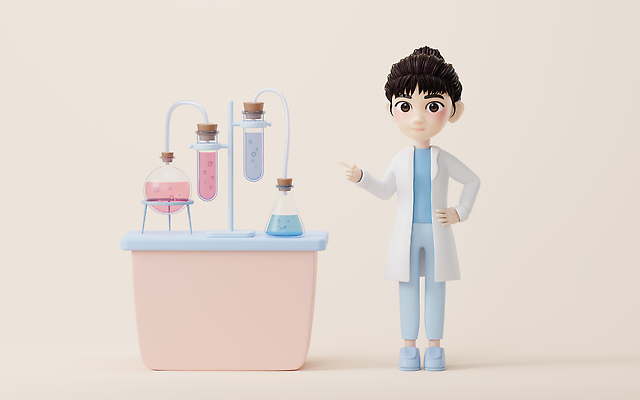 포토 JPG 해외이미지 전신 여자 과학 허리손 현미경 실험 한명 성인 3D 가리킴 실험복 DNA 연구원 비커 유전공학 성인여자한명만 해외202309 해외포토 직업 1 포즈 실험기구 사람 손짓 가운 생명공학 디지털합성 공학 여자한명만 성인여자만 파일형식