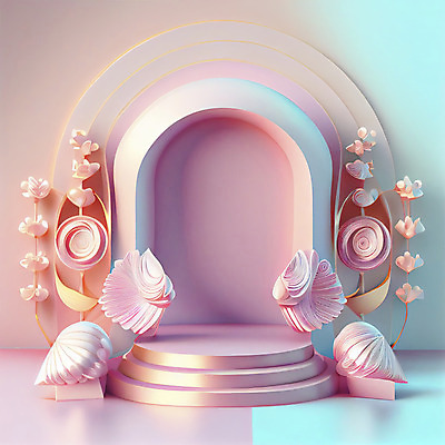 포토 JPG 해외이미지 꽃 분홍색 프레임 사람없음 화려 우아함 단상 해외202309 해외일러스트 해외포토 식물 컬러 컨셉 파일형식