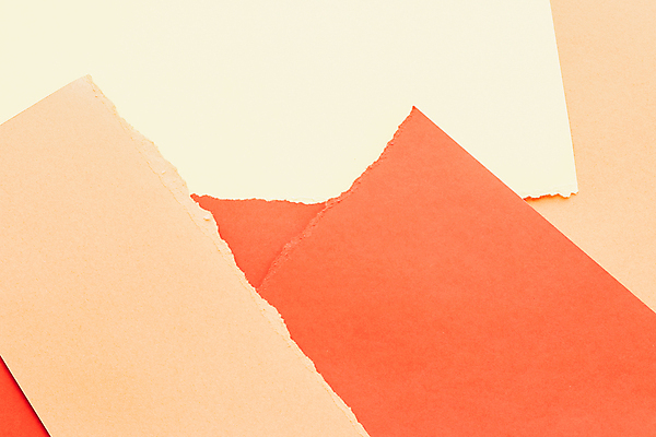 포토 JPG 해외이미지 종이 조각 백그라운드 사람없음 주황색 질감 콜라주 찢어짐 겹침 해외202309 해외일러스트 컬러 모션 파일형식