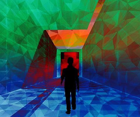 포토 JPG 해외이미지 디자인 공공시설 선 벽 하늘색 일러스트 건축양식 미술 사람없음 파란색 빛 세계 노란색 대칭 해외202309 해외일러스트 건축 컬러 문화예술 시설 파일형식