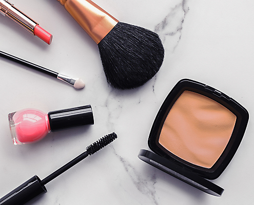 포토 JPG 해외이미지 백그라운드 사람없음 립스틱 고급 마스카라 매니큐어 대리석 메이크업브러쉬 파운데이션 해외202309 해외포토 컨셉 재료 화장품 붓 파일형식