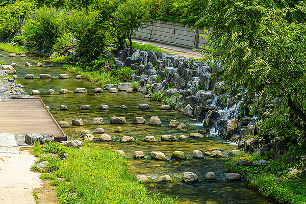 포토 JPG 해외이미지 주간 백그라운드 자연 한국 사람없음 야외 도시 청계천 해외202309 해외포토 자연요소 아시아 서울 강 생태계 랜드마크 파일형식