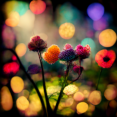 JPG 해외이미지 꽃 백그라운드 일러스트 추상 미술 사람없음 컬러풀 그림 보케 해외202309 해외일러스트 식물 컬러 무늬 문화예술 파일형식