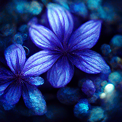 JPG 해외이미지 꽃 백그라운드 일러스트 추상 미술 사람없음 파란색 그림 해외202309 해외일러스트 식물 컬러 무늬 문화예술 파일형식