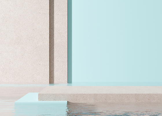 포토 JPG 해외이미지 하늘색 백그라운드 사람없음 물 사각형 공간 단상 포디움 해외202309 해외포토 자연요소 도형 파란색 무대 파일형식