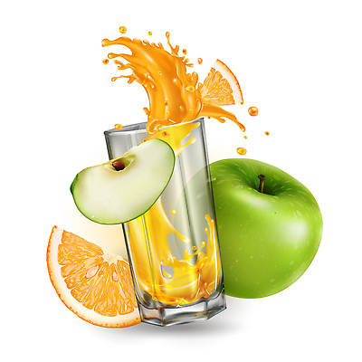 포토 JPG 해외이미지 조각 오렌지 단면 잔 사람없음 물방울 사과 그림 튀는물 풋사과 해외202309 해외포토 식기 과일 액체표현 스플래쉬 파일형식