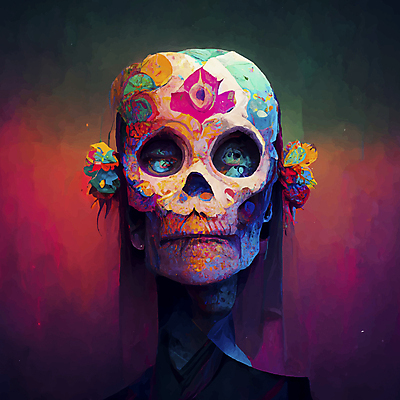 포토 JPG 해외이미지 전통 문화 컬러 벽지 멕시코 미술 사람없음 컬러풀 죽음 제단 해골모형 해외202309 해외포토 북아메리카 문화예술 모형 파일형식