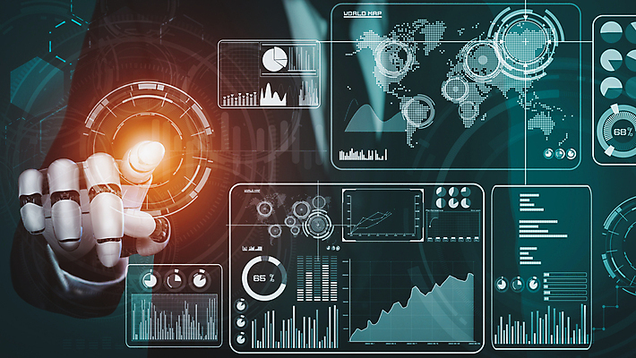 포토 해외이미지 손 지도 비즈니스 그래프 미래 신체부위 스크린 주황색 기계 터치 가리킴 로봇 AI_인공지능 해외202309 해외포토 AI파일 컬러 컨셉 사람 손짓 파일형식 벡터