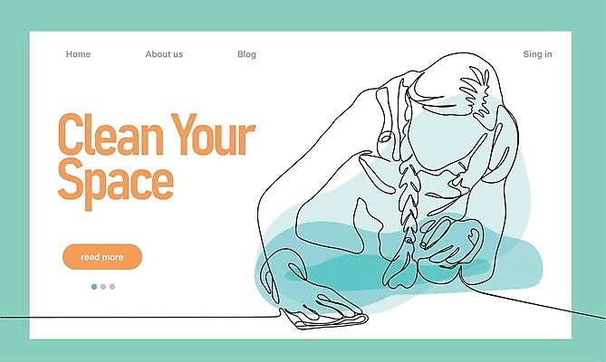 EPS 해외이미지 여자 일러스트 한명 성인 청소도구 청소 성인여자한명만 해외202309 해외일러스트 1 사람 도구 여자한명만 성인여자만 파일형식 벡터