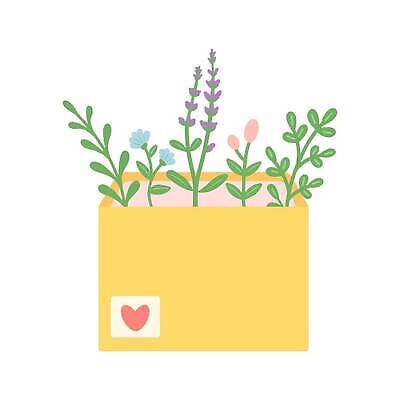 EPS 해외이미지 디자인 꽃 잎 꽃무늬 일러스트 자연 봉투 고립 벡터 해외202309 해외일러스트 식물 무늬 생태계 파일형식