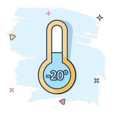 EPS 해외이미지 하늘색 일러스트 사람없음 반짝임 숫자 온도계 하이픈 심볼 심플 온도 해외202309 해외일러스트 문자 기호 모션 파란색 파일형식 벡터