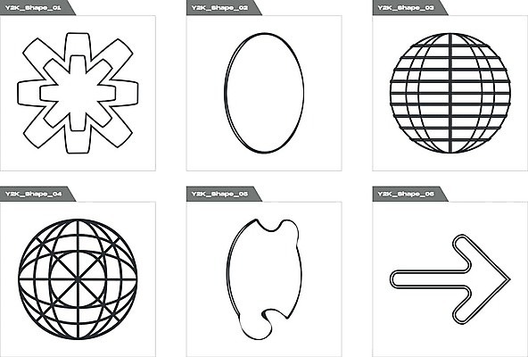 EPS 해외이미지 디자인 화살표 일러스트 추상 사람없음 그래픽 세트 검은색 원형 라인아트 기하학 해외202309 해외일러스트 도형 선 컬러 무늬 파일형식 벡터