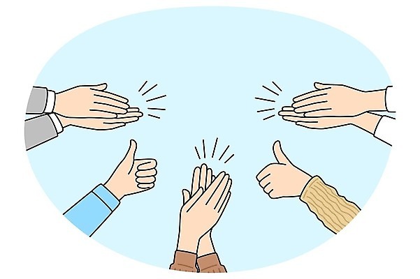 EPS 해외이미지 손 일러스트 신체부위 최고 박수 해외일러스트 사람 손짓 파일형식 벡터