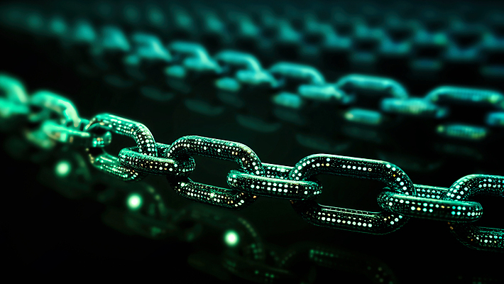 JPG 편집이미지 디지털백그라운드 사람없음 초록색 빛 반짝임 디지털 연결 쇠사슬 사이버 보안 블록체인 편집실사 AI컴퓨터그래픽 AI콘텐츠 컬러 백그라운드 모션 안전 금융 CG 파일형식 4차산업