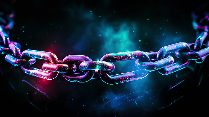 JPG 편집이미지 디지털백그라운드 사람없음 빛 반짝임 디지털 연기 연결 쇠사슬 사이버 보안 블록체인 편집실사 AI컴퓨터그래픽 AI콘텐츠 백그라운드 모션 안전 금융 CG 파일형식 4차산업