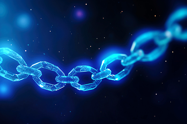 JPG 편집이미지 디지털백그라운드 사람없음 파란색 빛 반짝임 디지털 연결 쇠사슬 사이버 보안 블록체인 편집실사 AI컴퓨터그래픽 AI콘텐츠 컬러 백그라운드 모션 안전 금융 CG 파일형식 4차산업