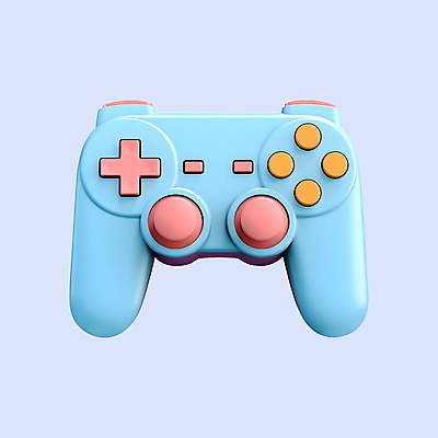 PSD 아이콘 하늘색 사람없음 3D아이콘 3D 디지털합성 오브젝트 온라인쇼핑 게임콘트롤러 휴대용게임기 파란색 쇼핑 휴대용 게임기 온라인 파일형식