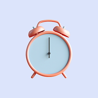 PSD 아이콘 사람없음 3D아이콘 3D 자명종 디지털합성 오브젝트 탁상시계 온라인쇼핑 코랄 시계 컬러 쇼핑 알람 온라인 파일형식
