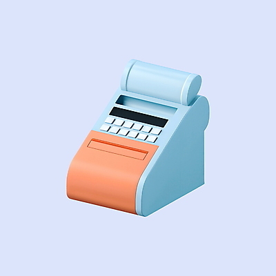 PSD 아이콘 하늘색 사람없음 3D아이콘 3D 디지털합성 오브젝트 온라인쇼핑 단말기 포스기 파란색 쇼핑 기계 온라인 파일형식