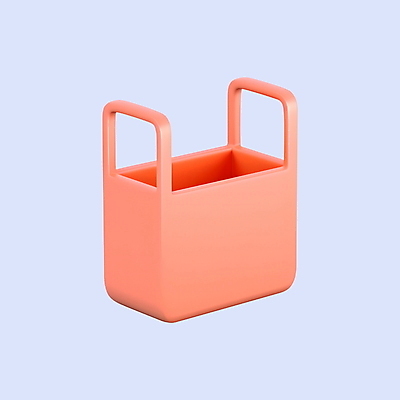 PSD 아이콘 사람없음 3D아이콘 3D 장바구니 디지털합성 오브젝트 온라인쇼핑 쇼핑바구니 코랄 컬러 쇼핑 바구니 온라인 파일형식