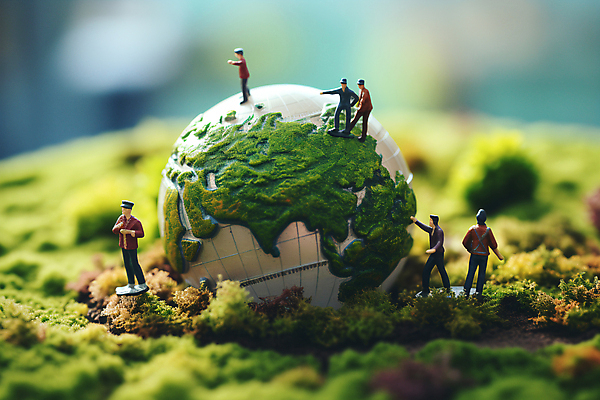 JPG 편집이미지 지구 사람없음 세계 글로벌 자연보호 풀 디지털합성 환경보전 에코 친환경 인물미니어처 지구촌 블러효과 편집실사 AI포토 AI콘텐츠 식물 자연 환경 미니어처 보호 사회이슈 CG 블러 파일형식 효과