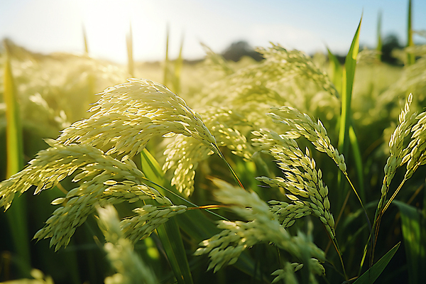 JPG 편집이미지 자연 논 풍경 사람없음 초록색 햇빛 추수 벼 가을 농촌 풀 디지털합성 벼이삭 편집실사 AI포토 AI콘텐츠 식물 계절 컬러 농업 곡류 태양 시골 CG 생태계 이삭 파일형식