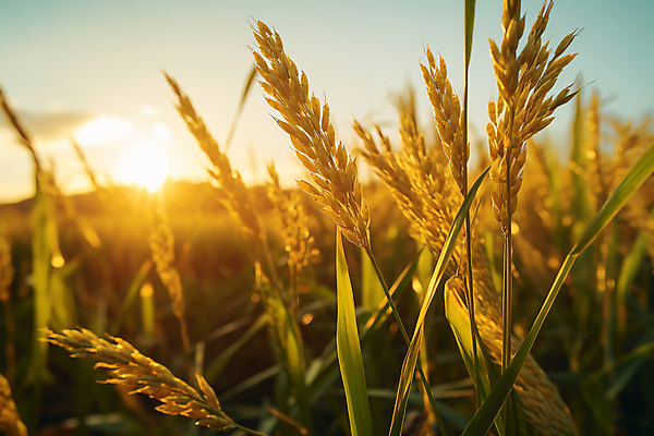 JPG 편집이미지 자연 논 풍경 사람없음 햇빛 추수 벼 가을 농촌 풀 디지털합성 벼이삭 편집실사 AI포토 AI콘텐츠 식물 계절 농업 곡류 태양 시골 CG 생태계 이삭 파일형식