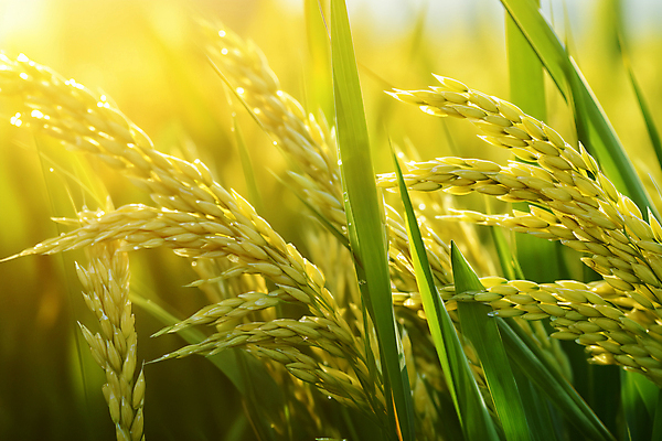 JPG 편집이미지 자연 논 풍경 사람없음 초록색 햇빛 추수 벼 가을 농촌 풀 디지털합성 벼이삭 편집실사 AI포토 AI콘텐츠 식물 계절 컬러 농업 곡류 태양 시골 CG 생태계 이삭 파일형식