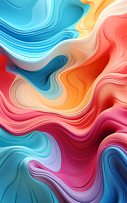 JPG 편집이미지 곡선 추상 사람없음 컬러풀 디지털합성 웨이브 결 물결무늬 파스텔톤 이미지편집 편집실사 AI컴퓨터그래픽 AI콘텐츠 물결 선 컬러 무늬 CG 파일형식