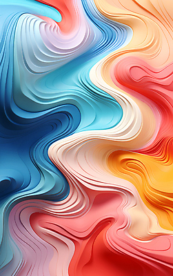 JPG 편집이미지 곡선 추상 사람없음 컬러풀 디지털합성 웨이브 결 물결무늬 파스텔톤 이미지편집 편집실사 AI컴퓨터그래픽 AI콘텐츠 물결 선 컬러 무늬 CG 파일형식