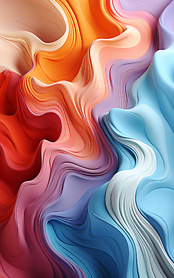 JPG 편집이미지 곡선 추상 사람없음 컬러풀 디지털합성 웨이브 결 물결무늬 파스텔톤 이미지편집 편집실사 AI컴퓨터그래픽 AI콘텐츠 물결 선 컬러 무늬 CG 파일형식