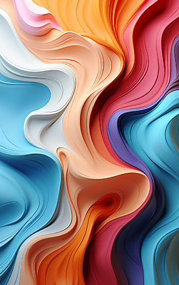 JPG 편집이미지 곡선 추상 사람없음 컬러풀 디지털합성 웨이브 결 물결무늬 파스텔톤 이미지편집 편집실사 AI컴퓨터그래픽 AI콘텐츠 물결 선 컬러 무늬 CG 파일형식