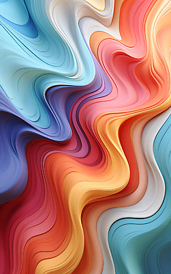 JPG 편집이미지 곡선 추상 사람없음 컬러풀 디지털합성 웨이브 결 물결무늬 파스텔톤 이미지편집 편집실사 AI컴퓨터그래픽 AI콘텐츠 물결 선 컬러 무늬 CG 파일형식