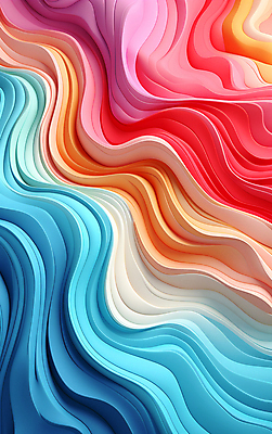 JPG 편집이미지 곡선 추상 사람없음 컬러풀 디지털합성 웨이브 결 물결무늬 파스텔톤 이미지편집 편집실사 AI컴퓨터그래픽 AI콘텐츠 물결 선 컬러 무늬 CG 파일형식