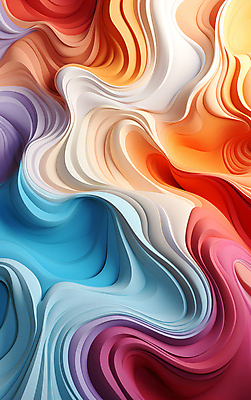 JPG 편집이미지 곡선 추상 사람없음 컬러풀 디지털합성 웨이브 결 물결무늬 파스텔톤 이미지편집 편집실사 AI컴퓨터그래픽 AI콘텐츠 물결 선 컬러 무늬 CG 파일형식