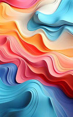 JPG 편집이미지 곡선 추상 사람없음 컬러풀 디지털합성 웨이브 결 물결무늬 파스텔톤 이미지편집 편집실사 AI컴퓨터그래픽 AI콘텐츠 물결 선 컬러 무늬 CG 파일형식
