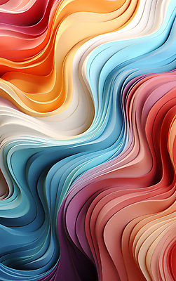 JPG 편집이미지 곡선 추상 사람없음 컬러풀 디지털합성 웨이브 결 물결무늬 파스텔톤 이미지편집 편집실사 AI컴퓨터그래픽 AI콘텐츠 물결 선 컬러 무늬 CG 파일형식