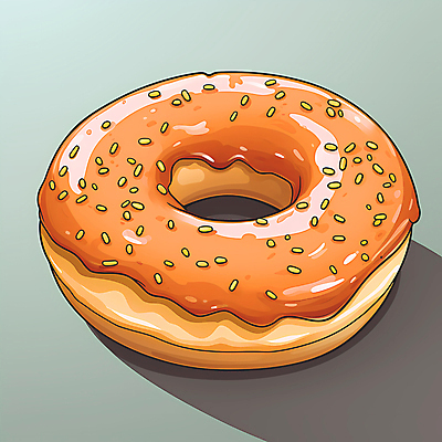 JPG 빵 일러스트 사람없음 한개 갈색 베이글 국내일러스트 AI일러스트 AI콘텐츠 1 음식 컬러 파일형식