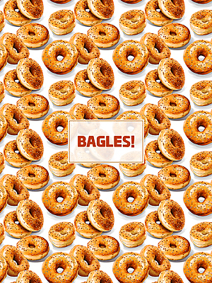 PSD 빵 패턴 일러스트 사각프레임 사람없음 갈색 패턴백그라운드 베이글 국내일러스트 음식 컬러 백그라운드 무늬 프레임 사각형 파일형식