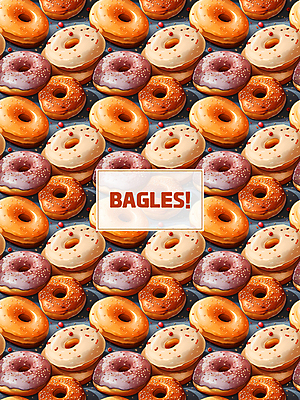 PSD 빵 패턴 일러스트 사각프레임 사람없음 갈색 주황색 패턴백그라운드 베이글 국내일러스트 음식 컬러 백그라운드 무늬 프레임 사각형 파일형식