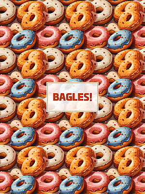 PSD 빵 패턴 일러스트 사각프레임 사람없음 컬러풀 패턴백그라운드 베이글 국내일러스트 음식 컬러 백그라운드 무늬 프레임 사각형 파일형식