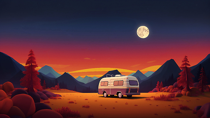 JPG 나무 편집이미지 여행 산 아웃도어 풍경 사람없음 일몰 캠핑 달 가을 바위 캠핑카 차박 편집실사 자연요소 식물 계절 자동차 레저 노을 돌_바위 CG 파일형식