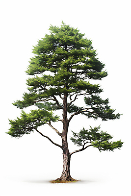 JPG 나무 일러스트 자연 한그루 사람없음 초록색 환경 국내일러스트 AI일러스트 AI콘텐츠 식물 1 컬러 생태계 파일형식