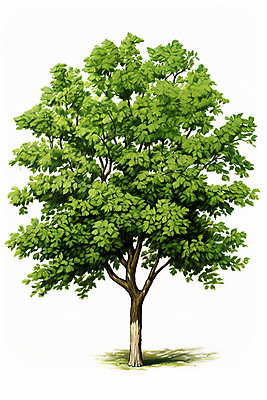 JPG 나무 일러스트 자연 한그루 사람없음 초록색 환경 국내일러스트 AI일러스트 AI콘텐츠 식물 1 컬러 생태계 파일형식