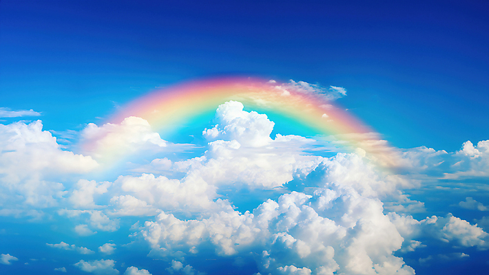 JPG 구름 편집이미지 무지개 자연 하늘 풍경 사람없음 파란색 맑음 편집실사 AI포토 AI콘텐츠 자연요소 컬러 날씨 CG 생태계 파일형식