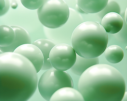 JPG 편집이미지 그래픽백그라운드 사람없음 그래픽 초록색 3D 물방울 원형 디지털합성 광택 버블 입체도형 편집3D AI컴퓨터그래픽 AI콘텐츠 도형 컬러 백그라운드 입체 파일형식