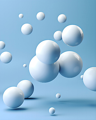 JPG 편집이미지 하늘색 그래픽백그라운드 사람없음 그래픽 3D 물방울 원형 디지털합성 광택 버블 입체도형 편집3D AI컴퓨터그래픽 AI콘텐츠 도형 백그라운드 파란색 입체 파일형식