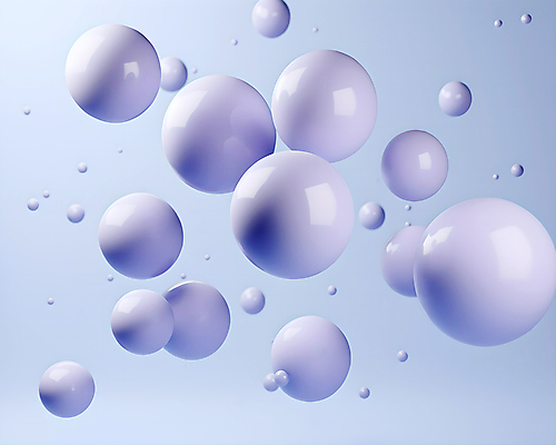 JPG 편집이미지 그래픽백그라운드 사람없음 그래픽 3D 보라색 물방울 원형 디지털합성 광택 버블 입체도형 편집3D AI컴퓨터그래픽 AI콘텐츠 도형 컬러 백그라운드 입체 파일형식