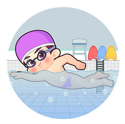 전신 남자 어린이 인물캐릭터 의자 일러스트 사다리 수영장 한명 소년 수영 물방울 물안경 수영선수 수영모 킥판 소년한명만 월간캐릭터 일러캐릭터 AI파일 캐릭터 1 가구 운동선수 사람 도구 수상스포츠 수영용품 남자한명만 소년만 파일형식 벡터