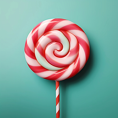JPG 편집이미지 막대사탕 사탕 사람없음 빨간색 회오리 달콤 디지털합성 편집실사 AI포토 AI콘텐츠 컬러 디저트 맛 CG 파일형식